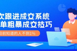 7次跟进 成交系统：简单粗暴成交技巧，目前知道的人不到1%