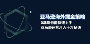 亚马逊海外掘金速成攻略：0 基础快速上手，月入十万运营秘诀大揭秘