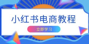 小红书电商教程：掌握帐号定位与内容创作，打造爆款，实现商业变现！