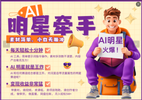 AI 大牌明星，又一爆品登陆密码，大牌明星原本就已经够受欢迎，加上AI ，便是大小王，牵双手，这一绝…