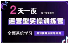 抖音直播间经营型实操训练营，全方位系统的学习，零距离处理账户难题 12月10号-12号(第48期面授课)