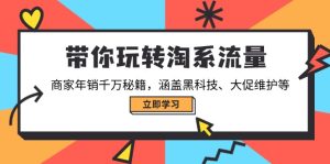 带你玩转淘宝总流量，店家年销一定秘笈，包含高科技、大促销管理等