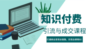 IP合作伙伴社交电商虚拟资源项目，引流方法与交易量课程内容，连通商业化变现全链路营销，实现业绩提高！