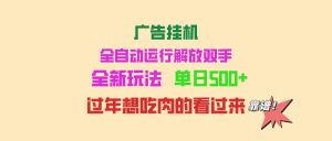 广告宣传放置挂机 全自动控制 单机版500 可快速复制 玩法简单 小白新手里手简易 …