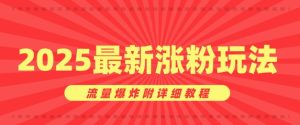 漂亮美女账户增粉窍门，2025全新增粉游戏玩法，总流量发生爆炸附具体实例教程