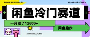 闲鱼平台小众跑道，慢跑赚钱，有些人一个月赚了1.2w