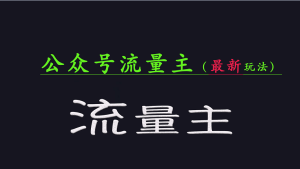 微信公众号总流量各大网站全新游戏玩法关键，系统讲解各种各样优秀游戏玩法稳定盈利的办法