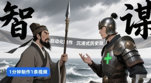钮扣工作流引擎一键生成沉浸式体验历史典故，一天任务量，3min解决