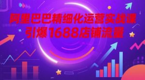 阿里精细化营销实战演练课，点爆1688自然流量