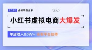 小红书的虚似电商项目，服务平台全力完全免费推广资源，门槛较低1拖3游戏玩法