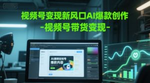 视频号变现新蓝海AI爆品写作-视频号带货转现