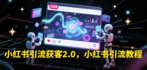小红书引流拓客2.0，小红书引流实例教程
