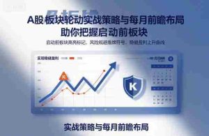 A股板块轮动实战策略与每月前瞻布局，助你把握启动前板块，规避风险，实现稳健盈利