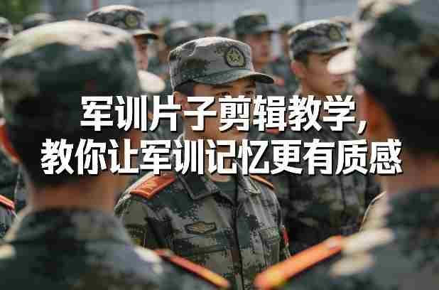 军训片子剪辑教学，教你让军训记忆更有质感