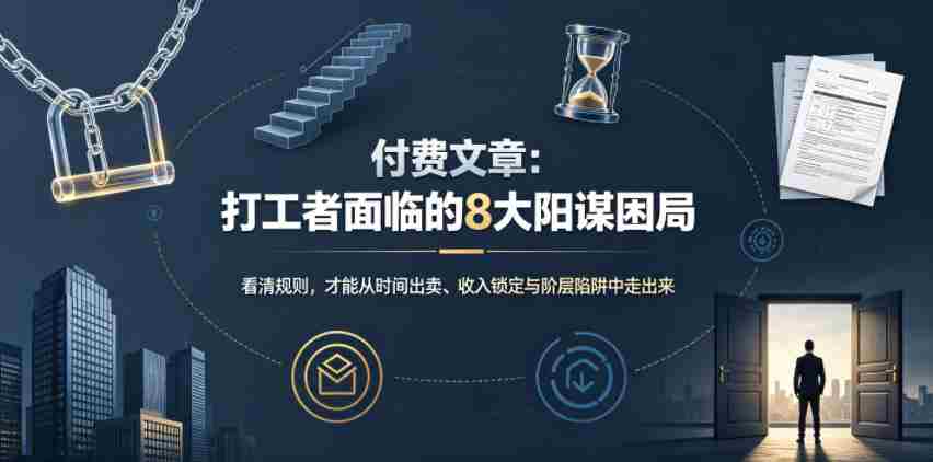 付费文章：打工者面临的8大阳谋困局