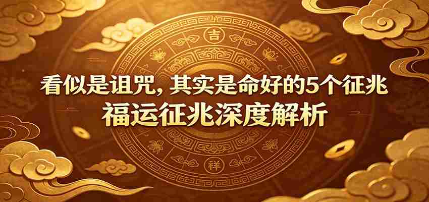 付费文章：《看似是诅咒，其实是命好的5个征兆》福运征兆深度解析