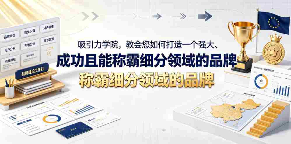 吸引力学院，教会您如何打造一个强大、成功且能称霸细分领域的品牌！【原创双语字幕】