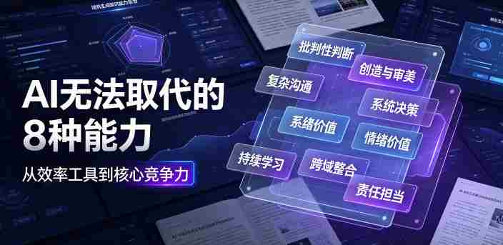 付费文章：AI无法取代的8种能力