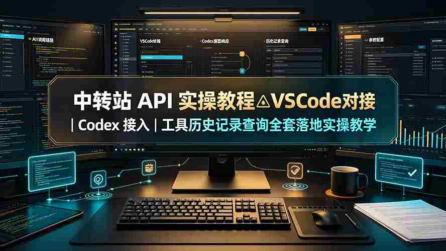 中转站 API 实操教程△VSCode 对接｜Codex 接入｜工具历史记录查询全套落地实操教学