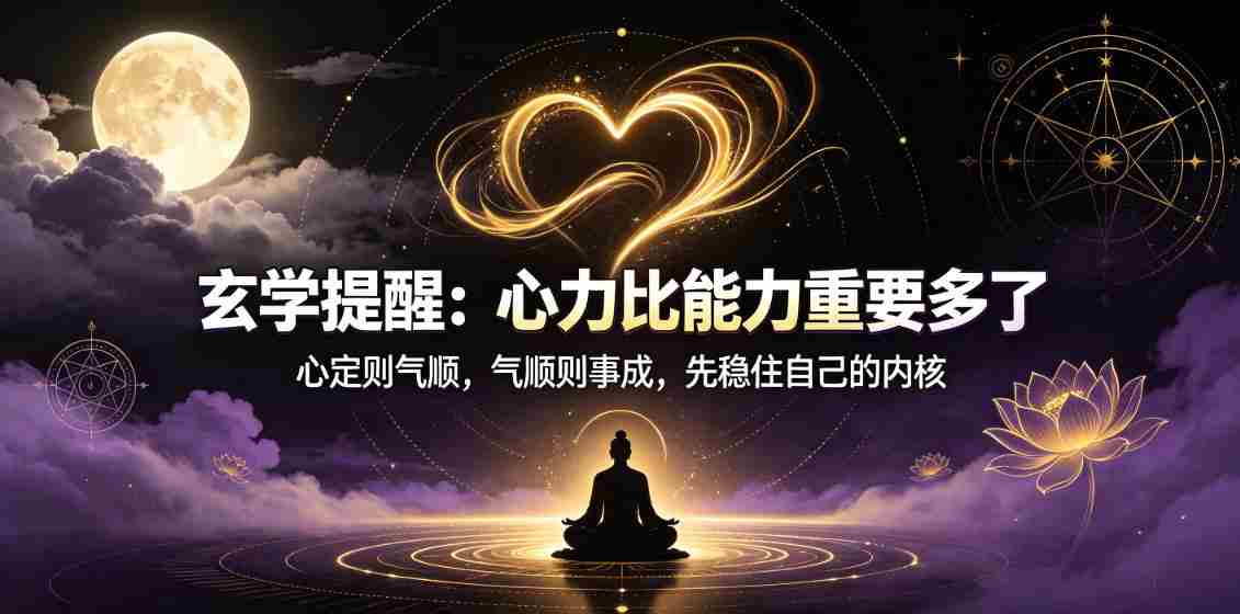 付费文章：玄学提醒：心力比能力重要多了