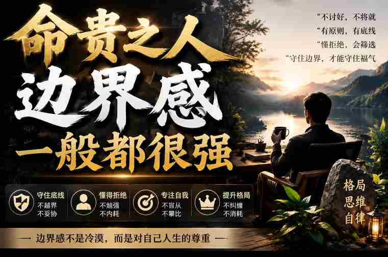 付费文章：命贵之人，边界感一般都很强，从五大维度拆解建立强边界的实操方法