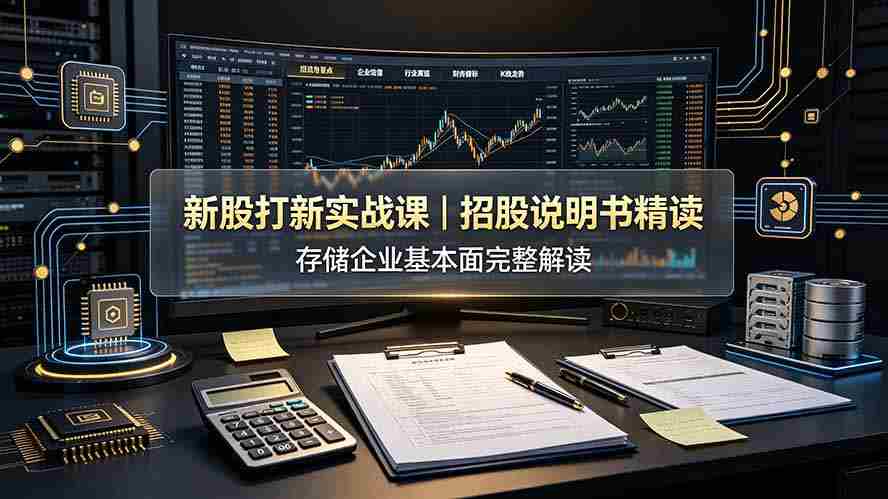 付费文章：新股打新实战课｜招股说明书精读，存储企业基本面完整解读