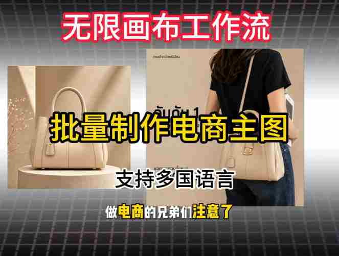 批量复刻电商爆款主图工作流搭建教学，批量下载，支持多国语言，不管是国内电商还是跨境店群都能用
