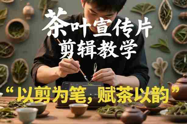 茶叶宣传片剪辑教学，以剪为笔，赋茶以韵，新手也能拍出高级感