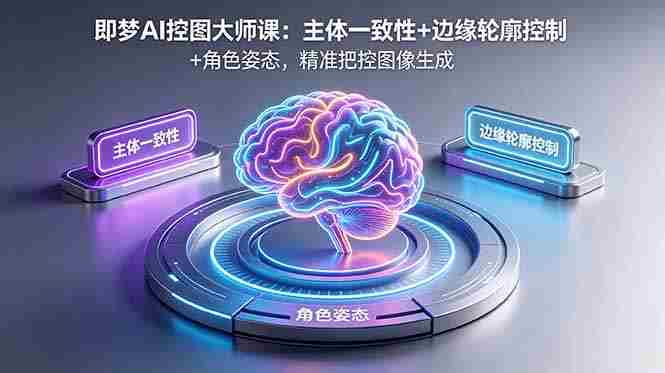 即梦AI控图大师课：主体一致性+边缘轮廓控制+角色姿态，精准把控图像生成