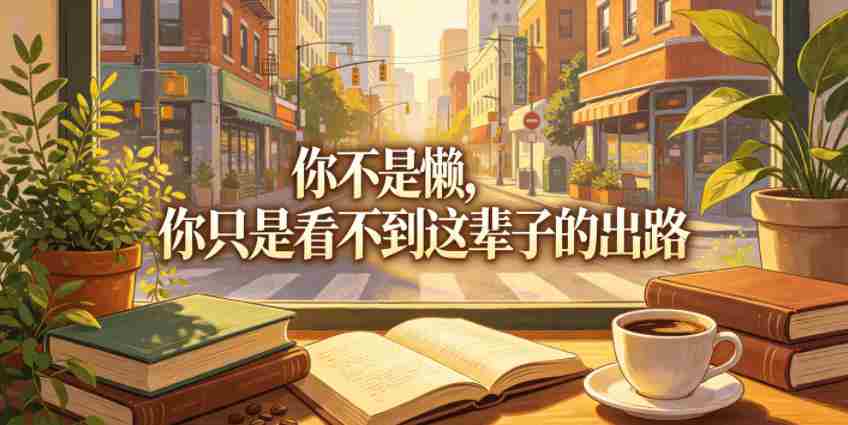 付费文章：你不是懒，你只是看不到这辈子的出路