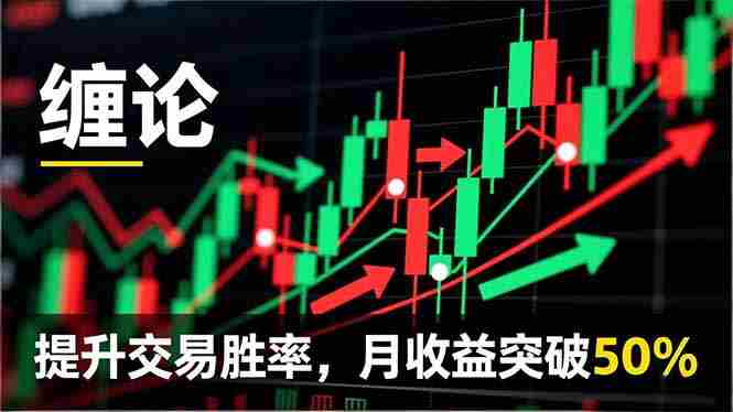 缠论实战系统课程(更新12月)，理论解析+行情分解+买卖点捕捉，提升交易胜率，月收益突破50%