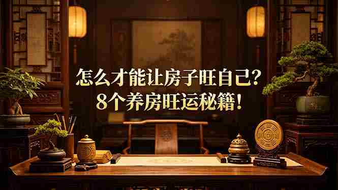付费文章：怎么才能让房子旺自己？8个养房旺运秘籍！