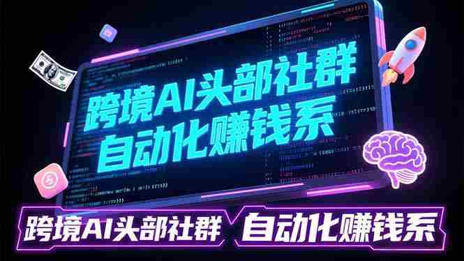 跨境AI头部社群前沿精选：聚焦可落地的AI实战经验，快速构建你的自动化赚钱系