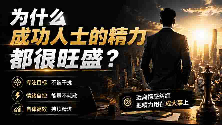 付费文章：为什么成功人士的精力都很旺盛？