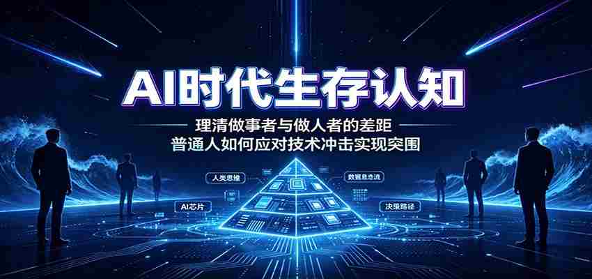 AI时代生存认知：理清做事者与做人者的差距，普通人如何应对技术冲击实现突围