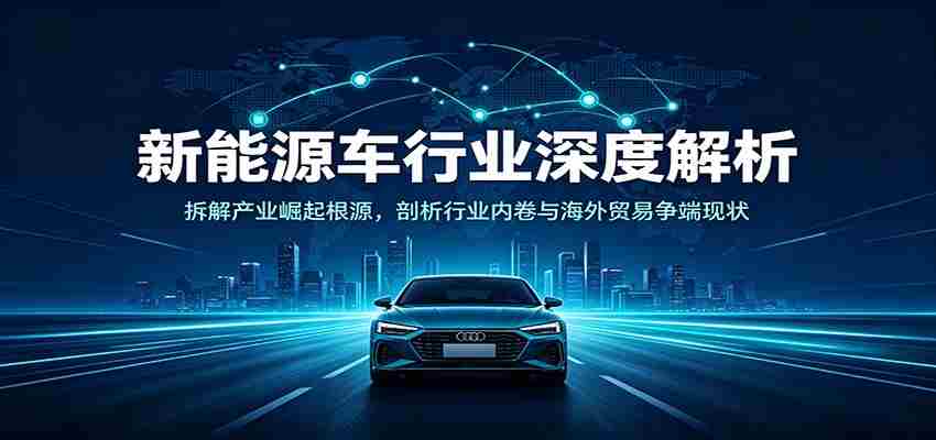 新能源车行业深度解析：拆解产业崛起根源，剖析行业内卷与海外贸易争端现状